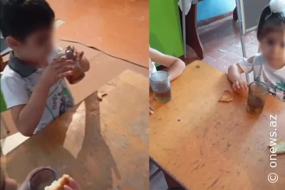 Abşeronda uşaq bağçasında QALMAQAL -